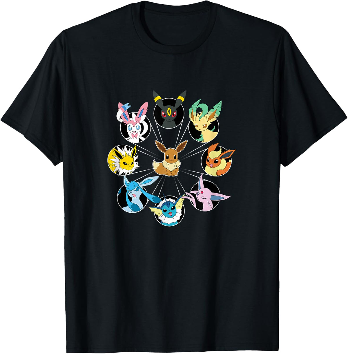 Pokémon - Eevee Evolution Circle T-Shirt